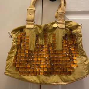 Big Buddha Yellow Purse